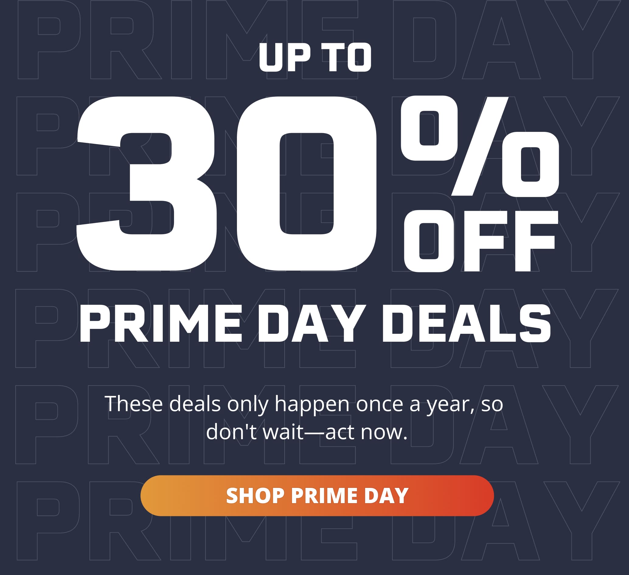 Prime Day x MISSION