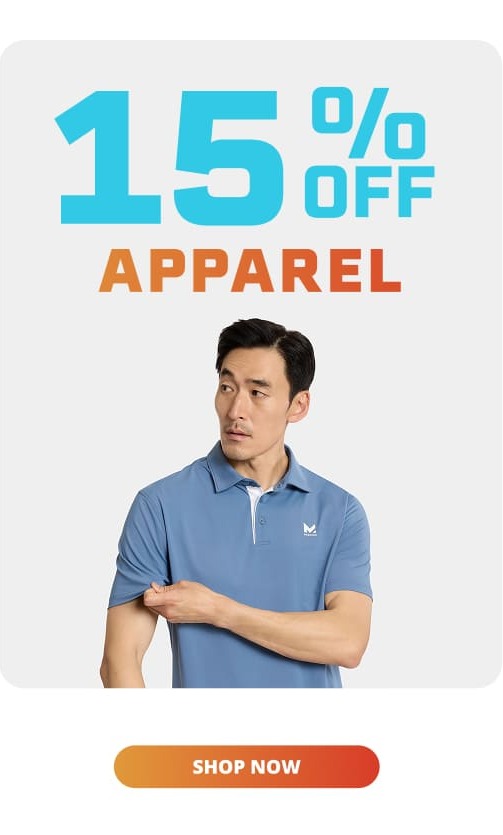 15% OFF APPAREL