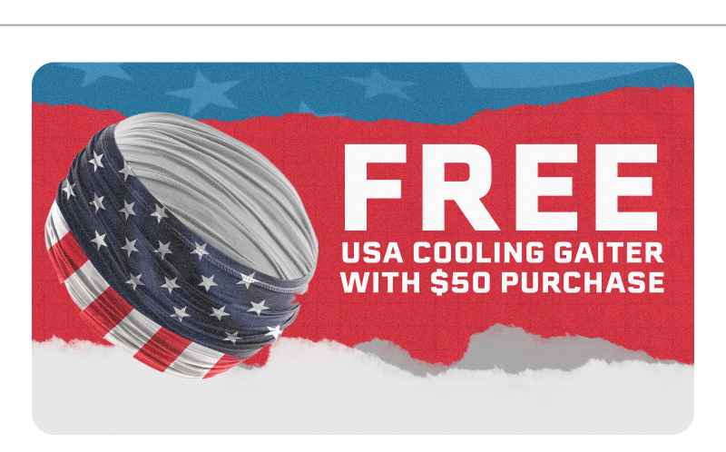 FREE USA Cooling Gaiter With $50 Purchase