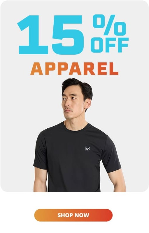15% OFF APPAREL