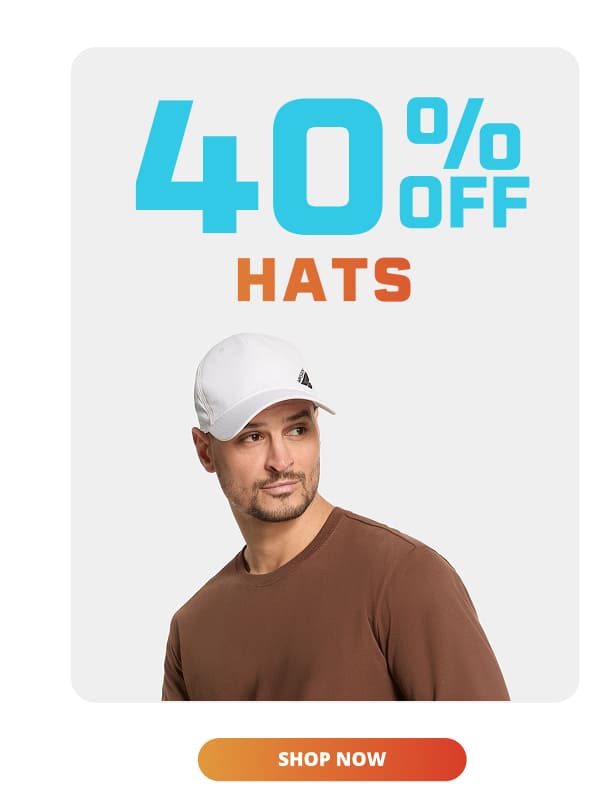 40% OFF HATS