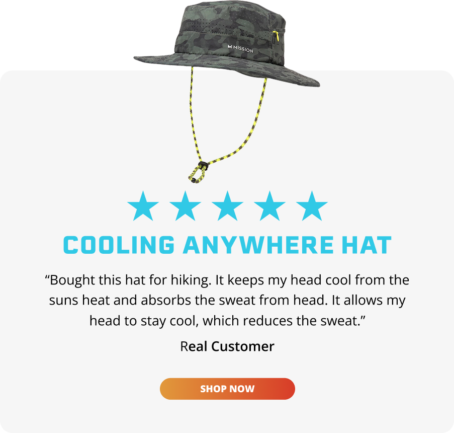 Cooling Anywhere Hat | Mission