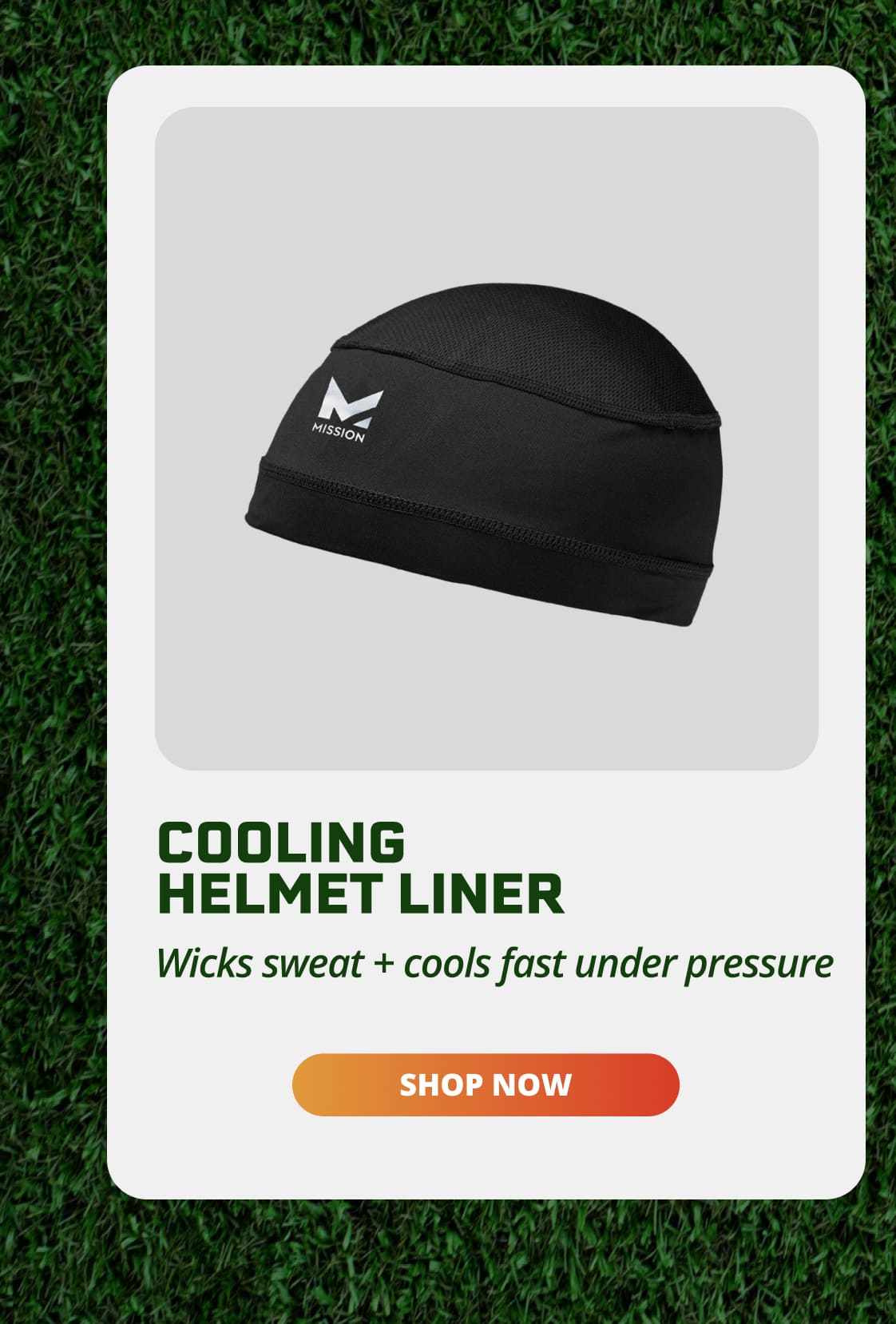 Cooling Helmet Liner - Black