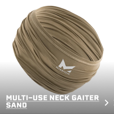 Multi-Use Neck Gaiter Sand 