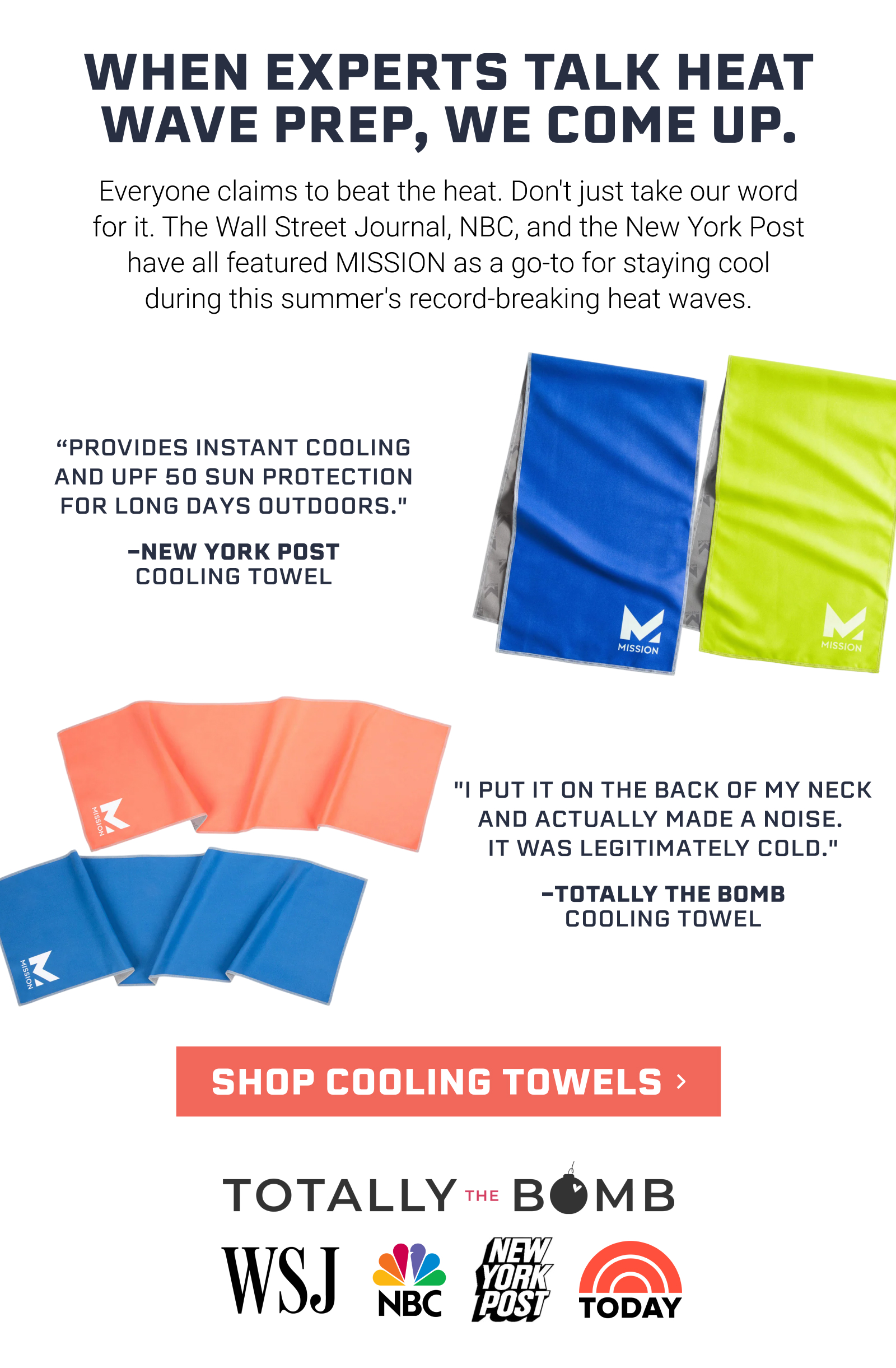 When Experts Talk Heat Wave Prep, We Come Up.