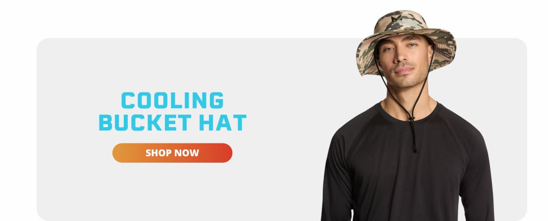 Cooling Bucket Hat - Camo Safari