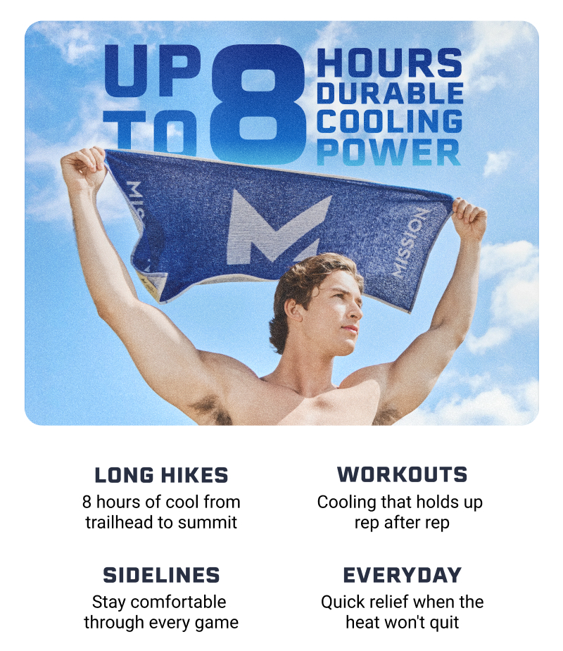 Up to 8 hours durable cooling power