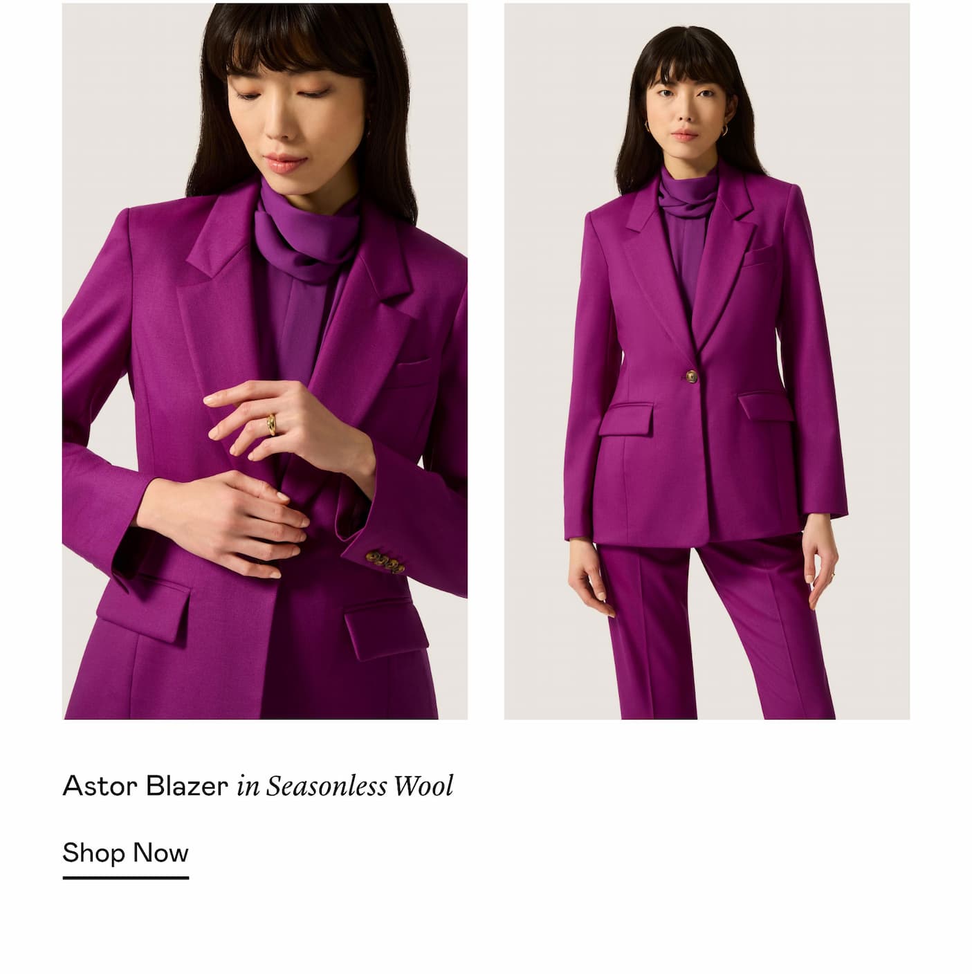 Astor Blazer in Seasonless Wool Astor Blazer in Seasonless Wool