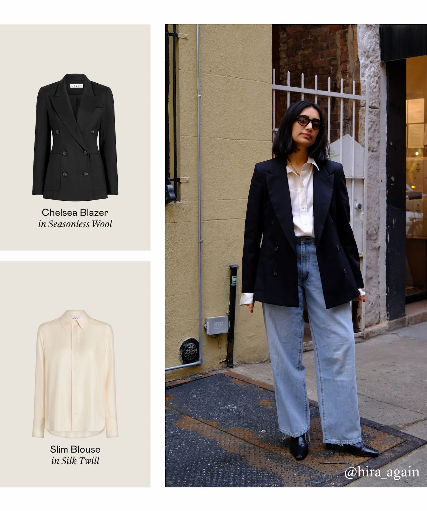 Chelsea + Slim Blouse