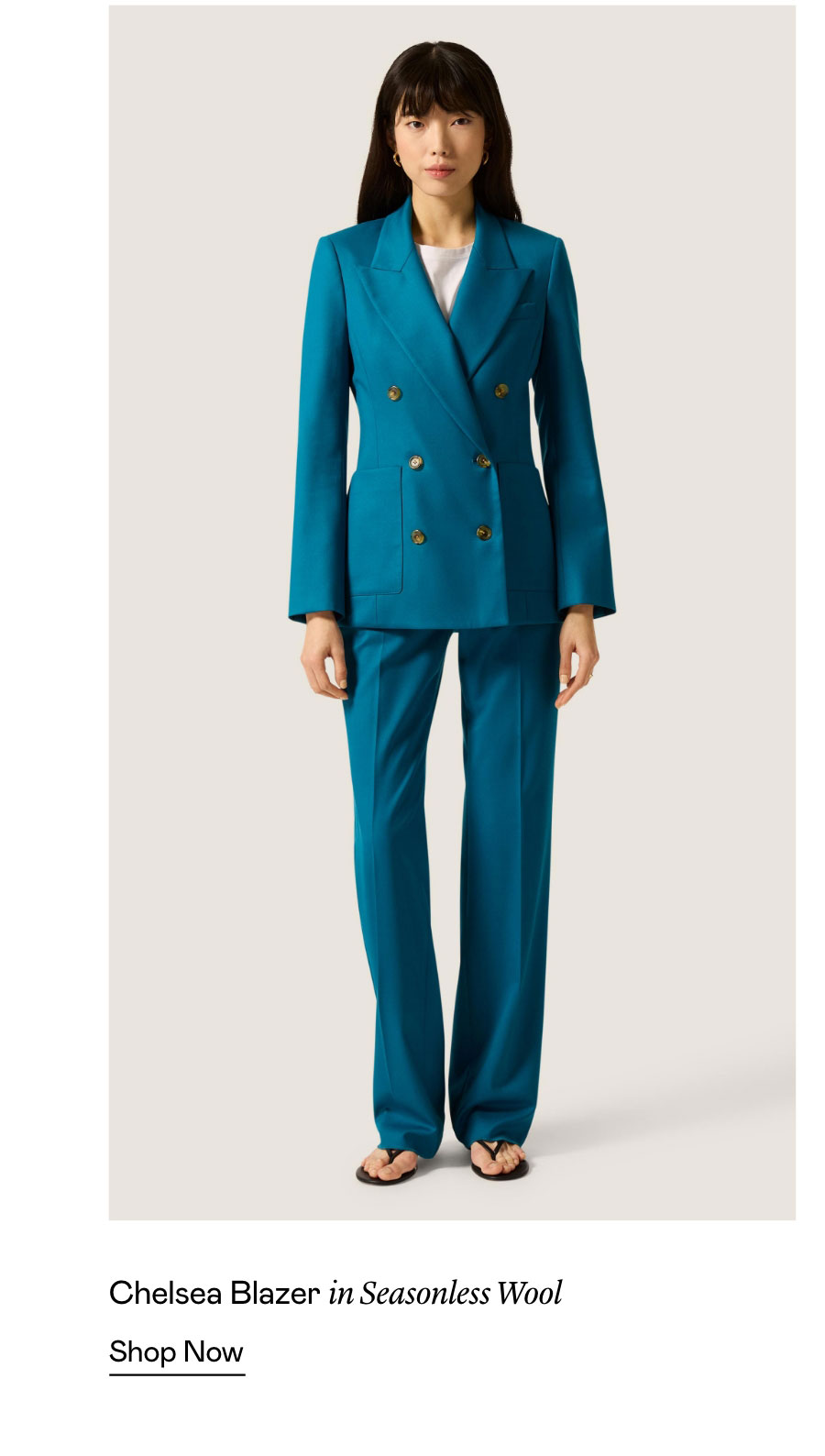 Chelsea Blazer in Seasonless Wool