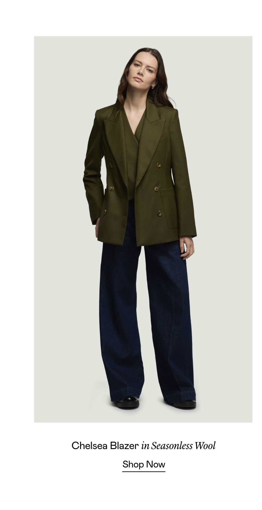 Chelsea Blazer in Seasonless Wool Chelsea Blazer in Seasonless Wool