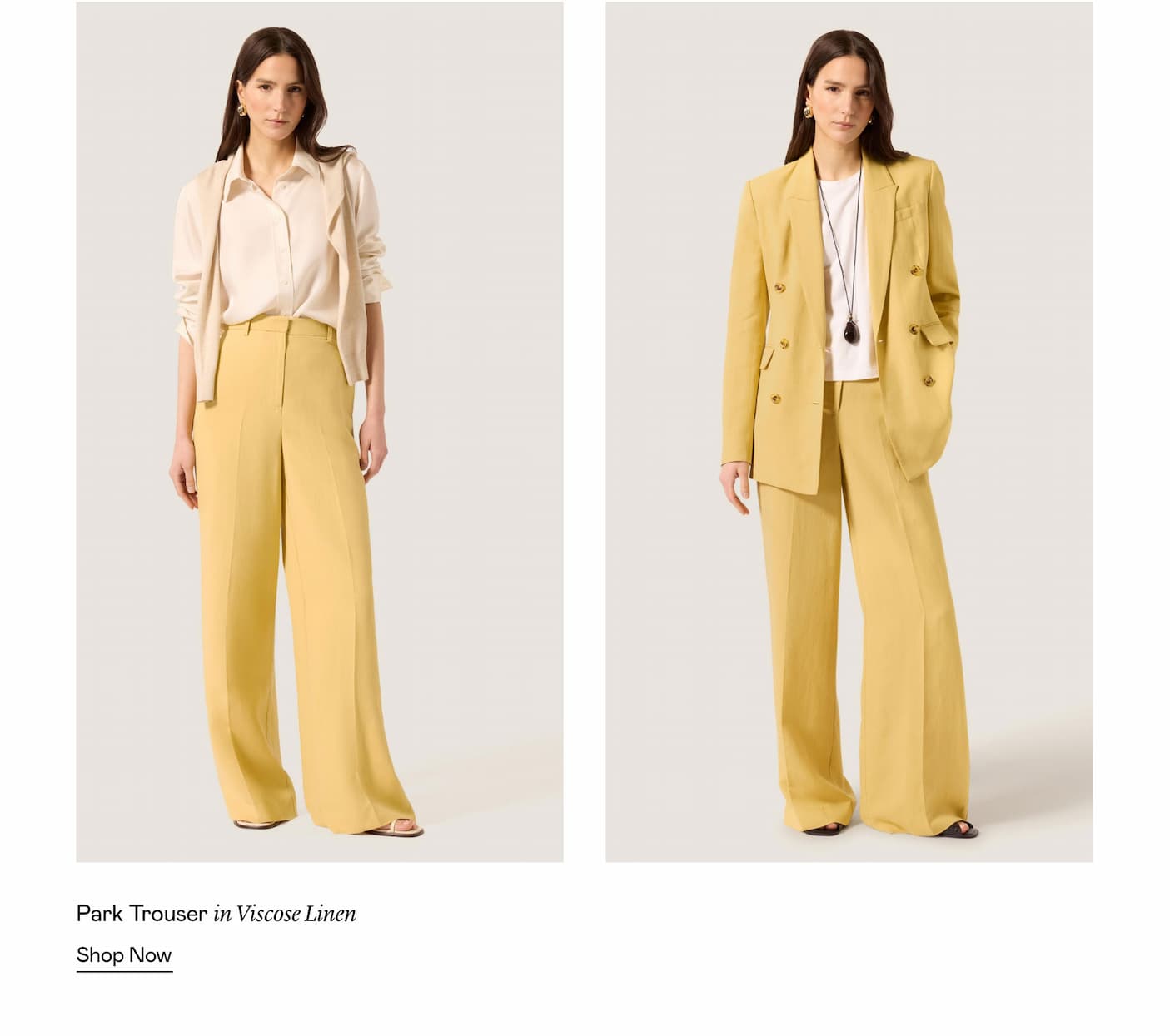 Park Trouser in Viscose Linen