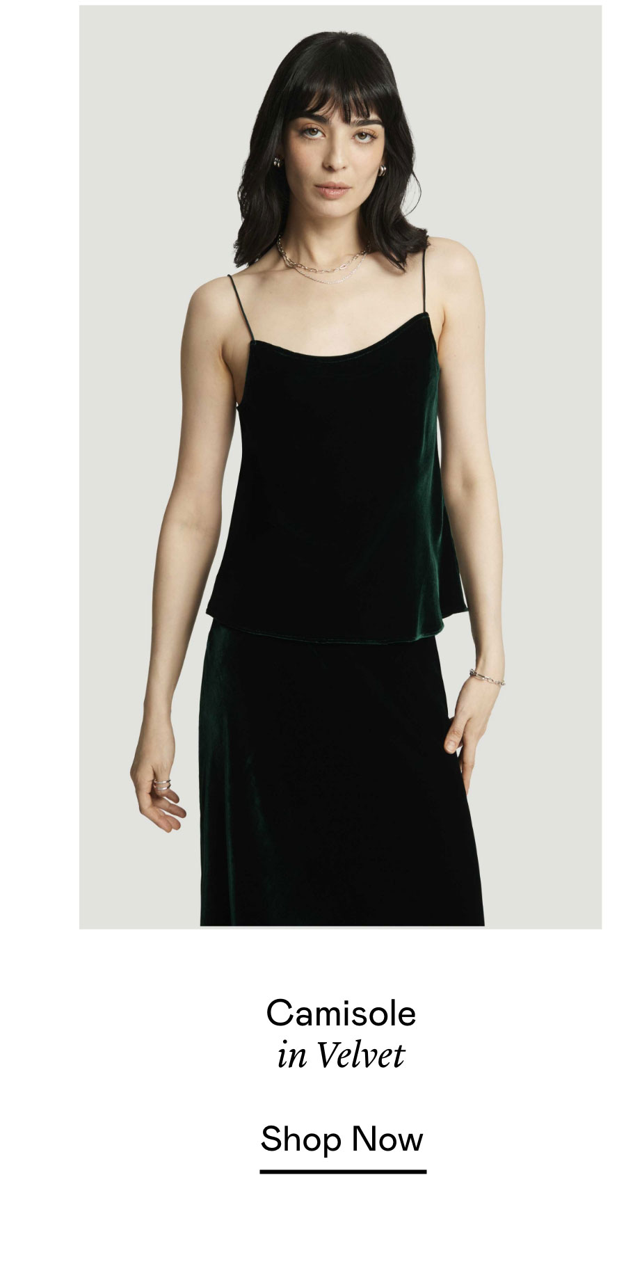 Camisole in Velvet Camisole in Velvet