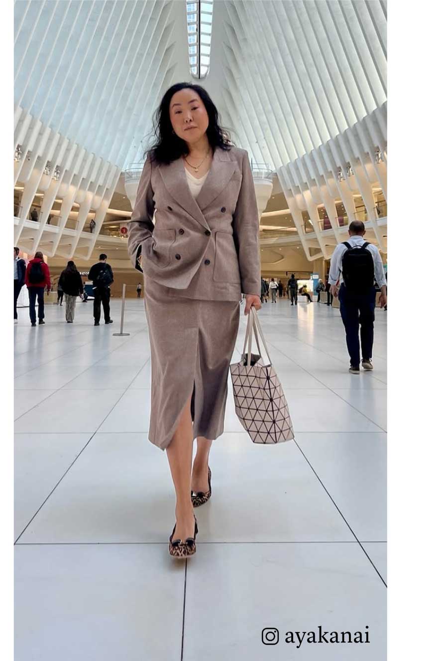 @ayakanai wears the oat skirt suit @ayakanai wears the oat skirt suit