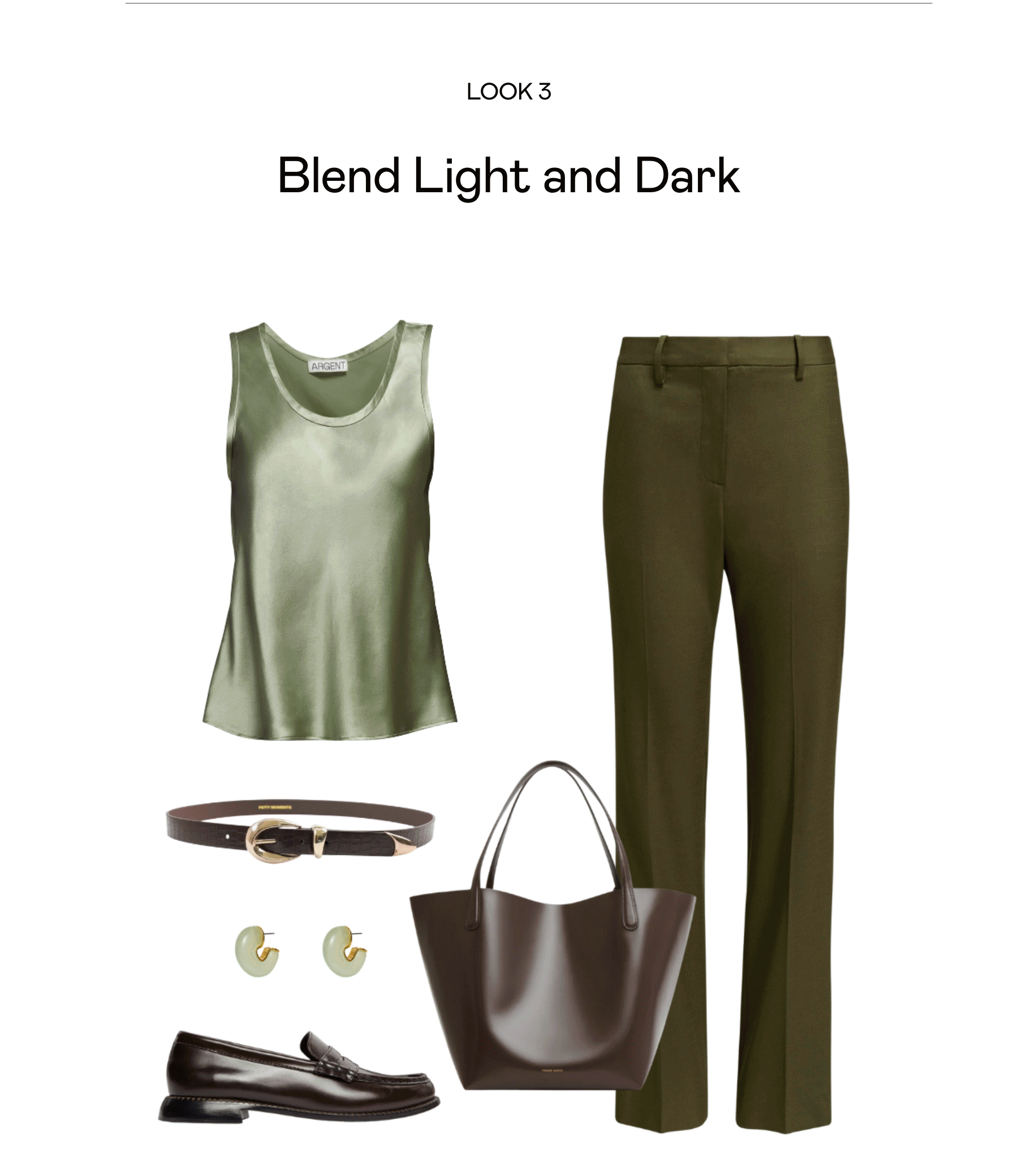 Look 3: Blend Light and Dark Look 3: Blend Light and Dark