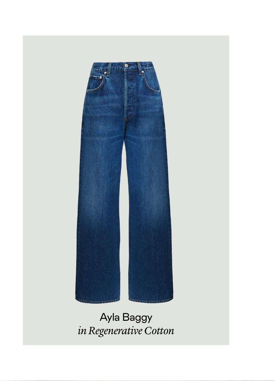 Ayla Baggy in Regenerative Cotton