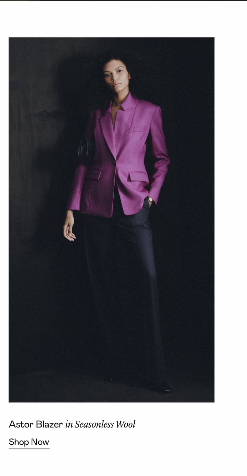 Astor Blazer in Seasonless Wool