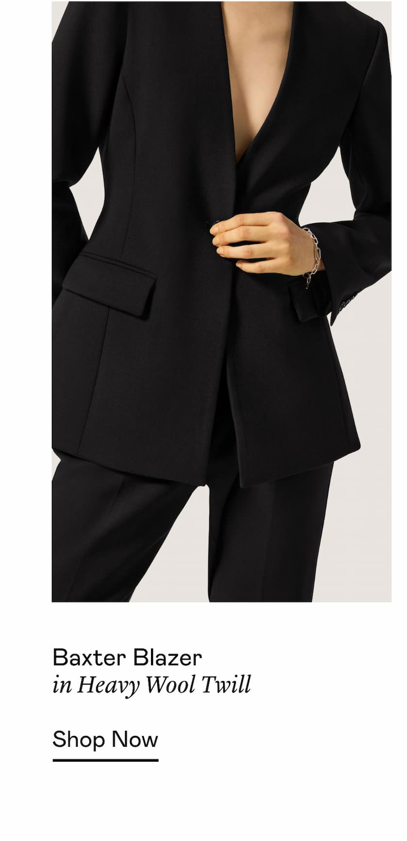 Baxter Blazer in Heavy Wool Twill Baxter Blazer in Heavy Wool Twill