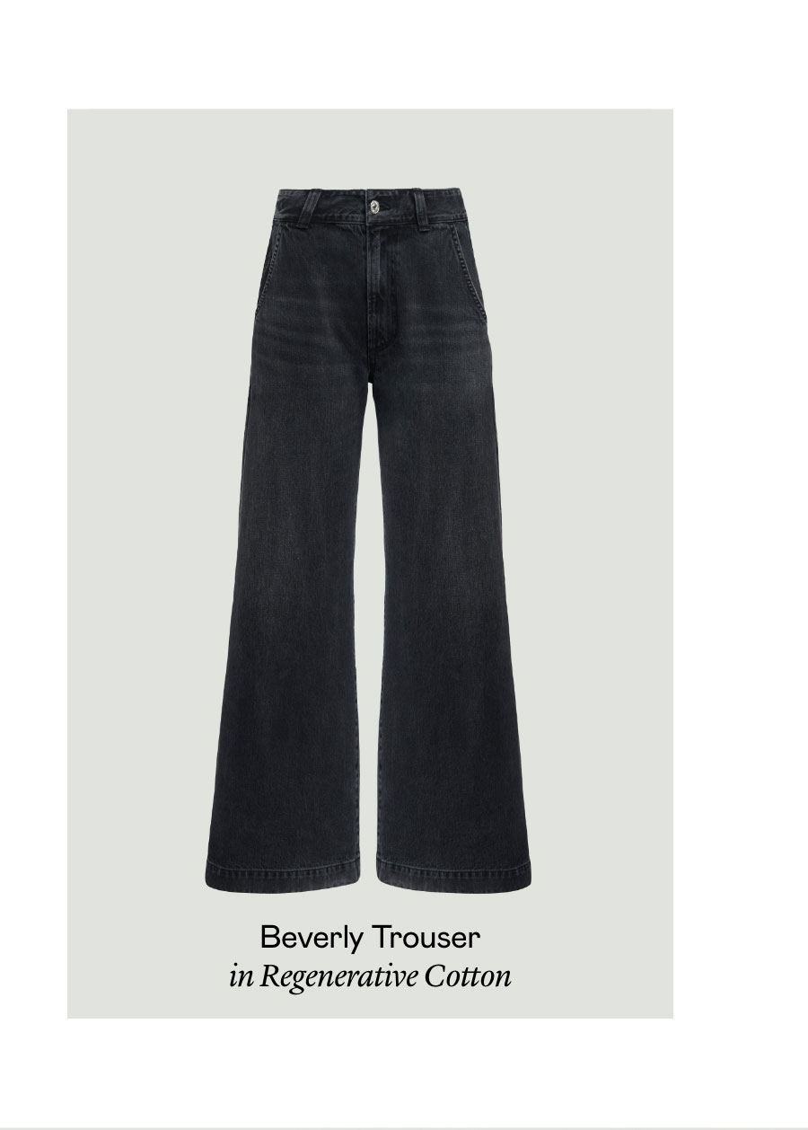 Beverly Trouser in Regenerative Cotton