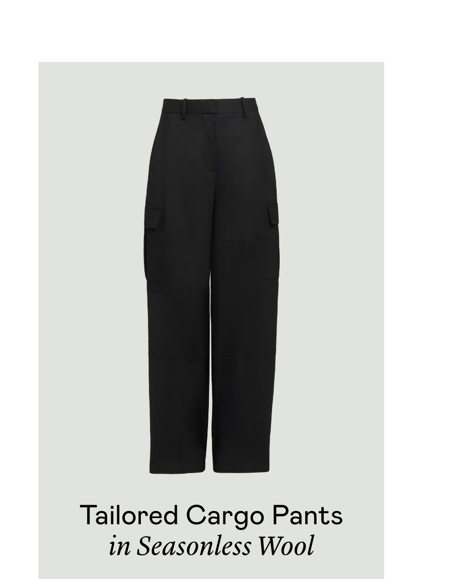 Tailored Cargo Pants in Seasonless Wool