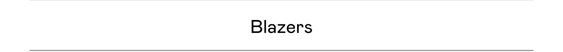 Blazers Blazers