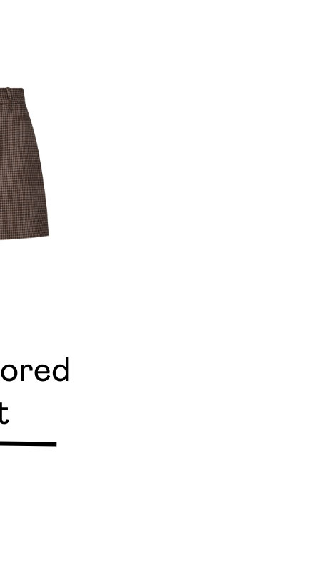 Mini Tailored Skirt
