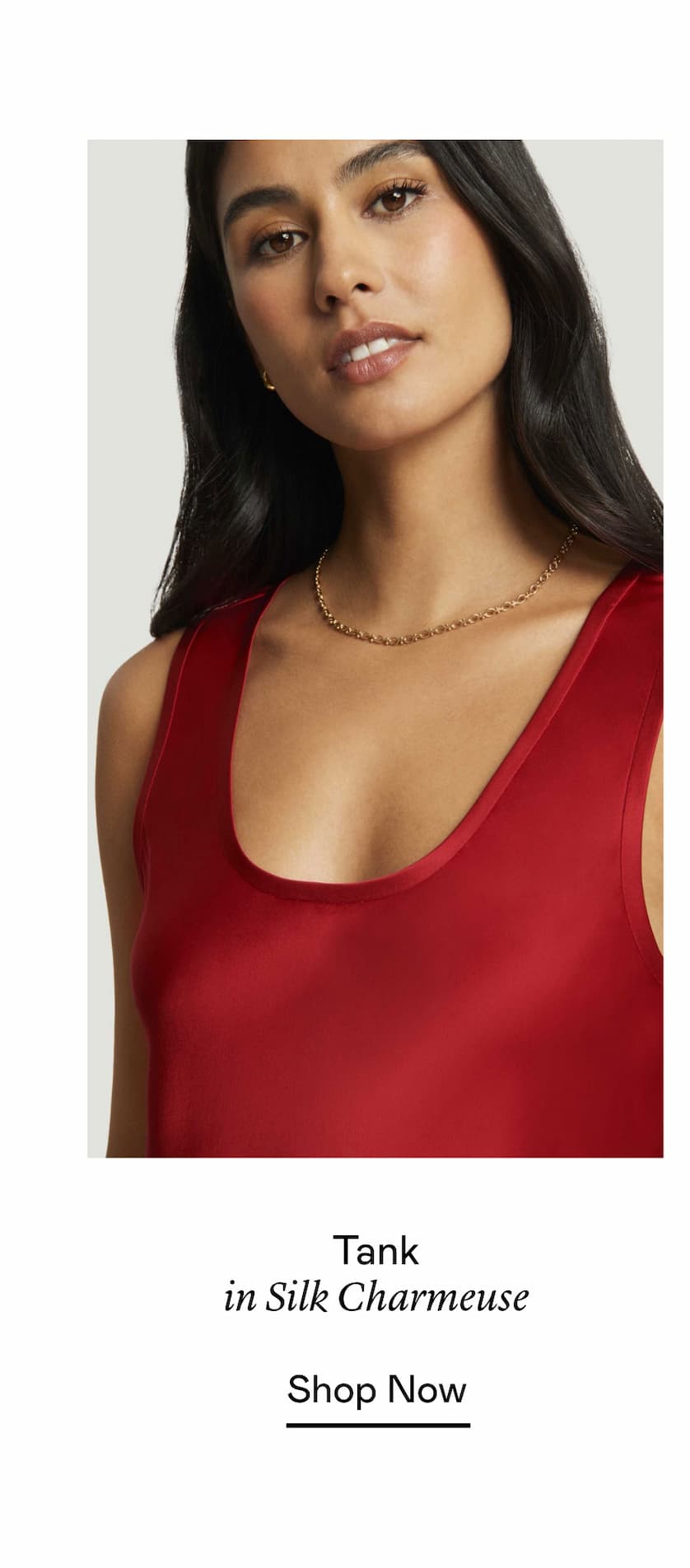 Tank in Silk Charmeuse Tank in Silk Charmeuse