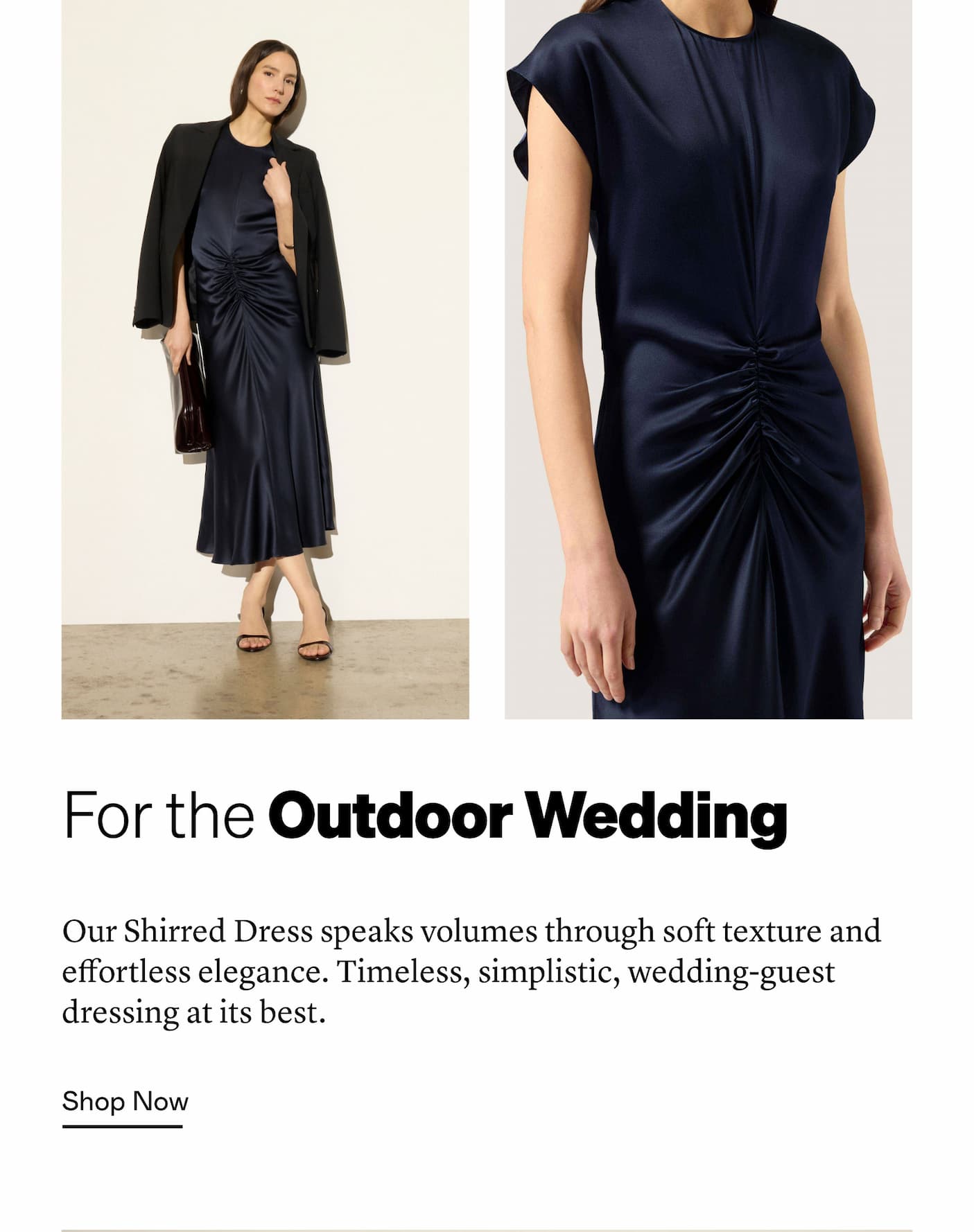For the Outdoor Wedding