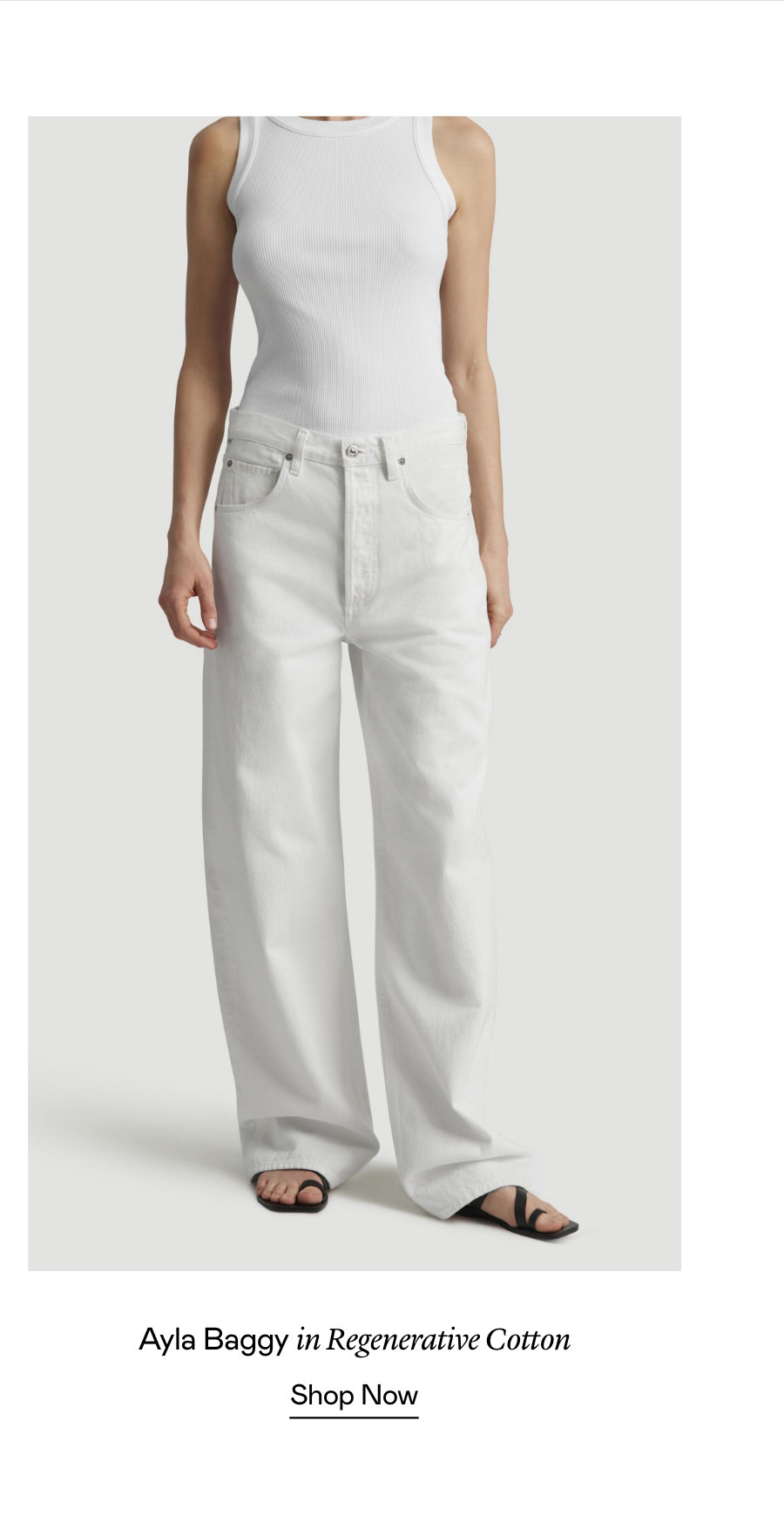 Ayla Baggy in Regenerative Cotton