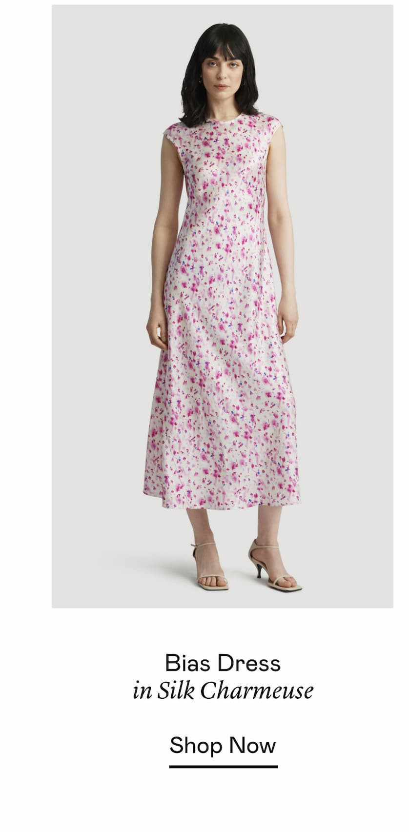 Bias Dress in Silk Charmeuse