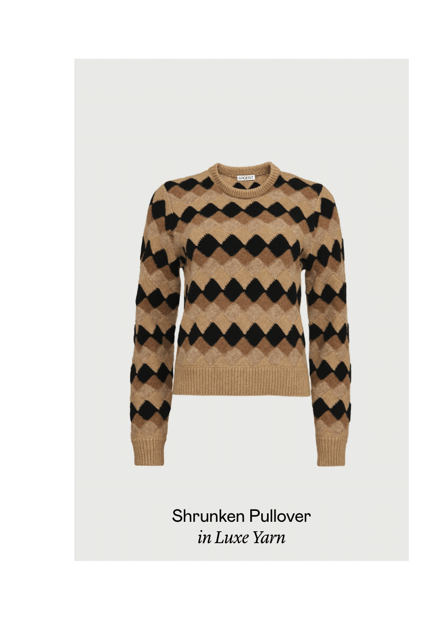 Shrunken Pullover in Luxe Yarn Shrunken Pullover in Luxe Yarn