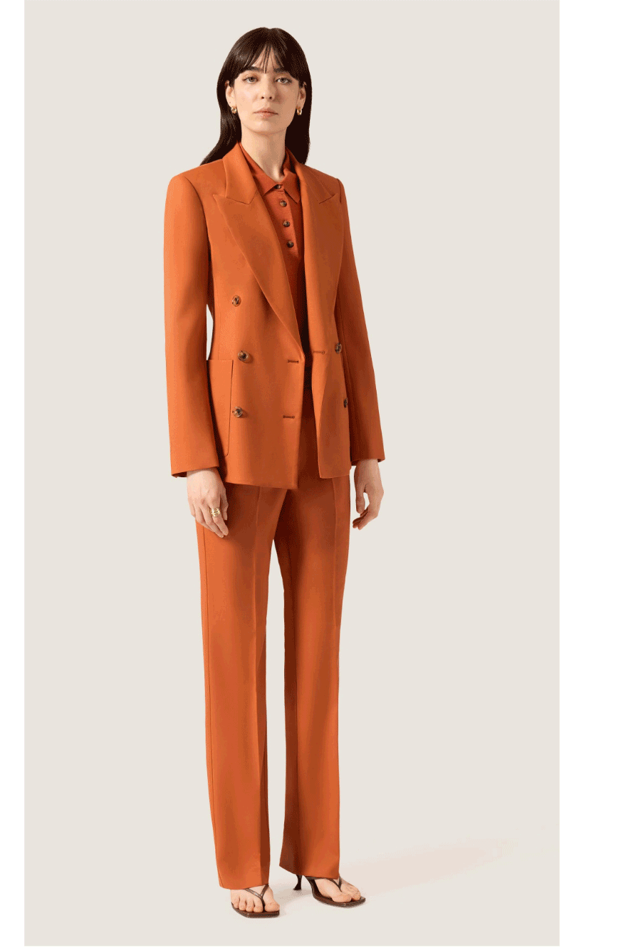 Straight Leg Trouser in Seasonless Wool