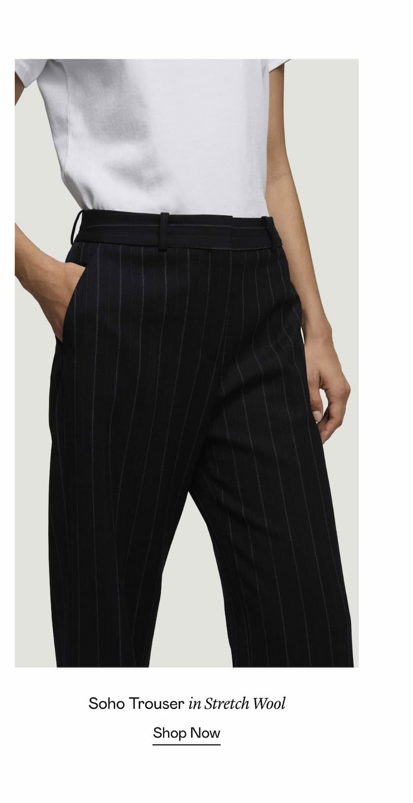 Soho Trouser in Stretch Wool Soho Trouser in Stretch Wool