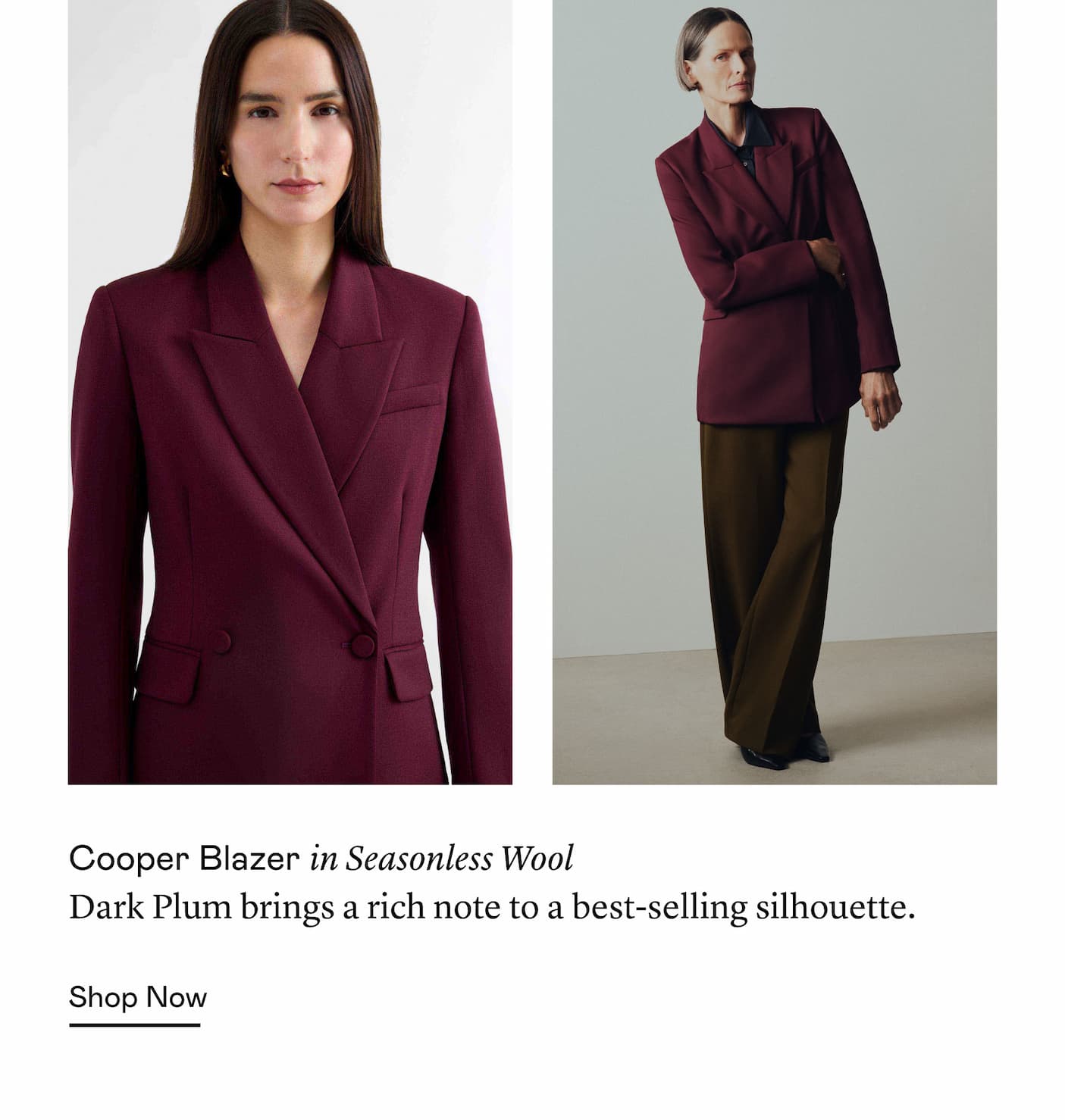 Cooper Blazer in Seasonless Wool Cooper Blazer in Seasonless Wool