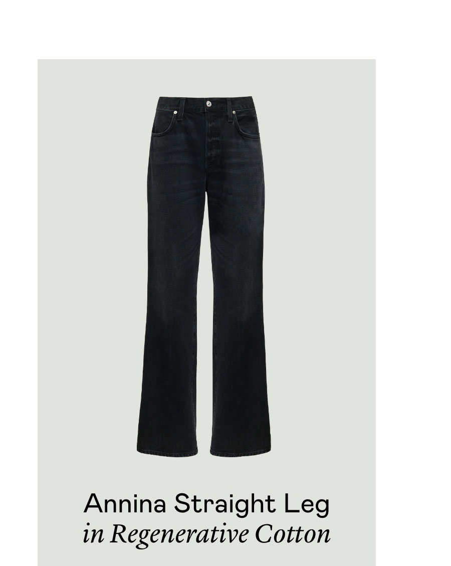 Annina Straight Leg in Regenerative Cotton Annina Straight Leg in Regenerative Cotton