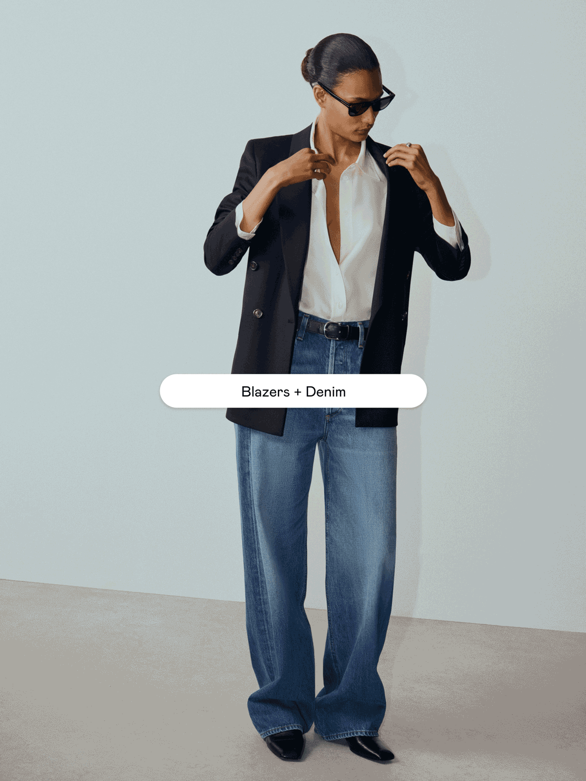 Shop Blazers + Denim