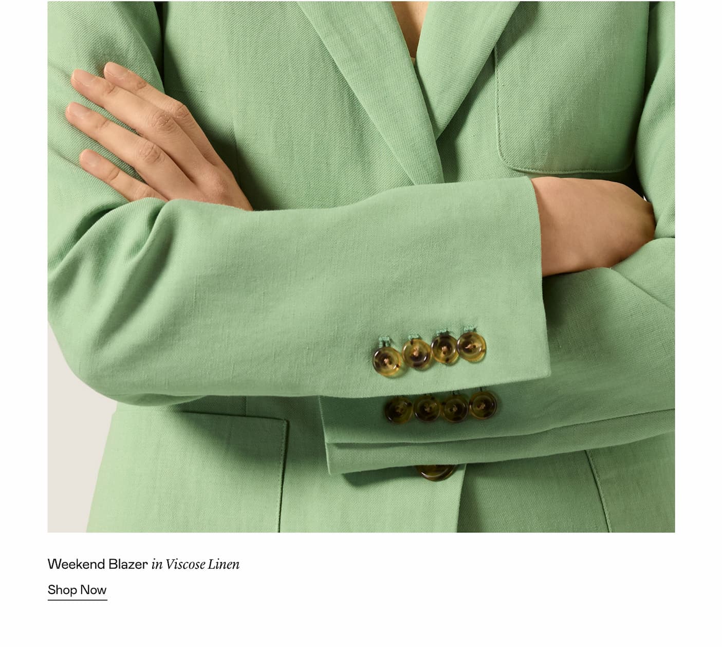 Weekend Blazer in Viscose Linen