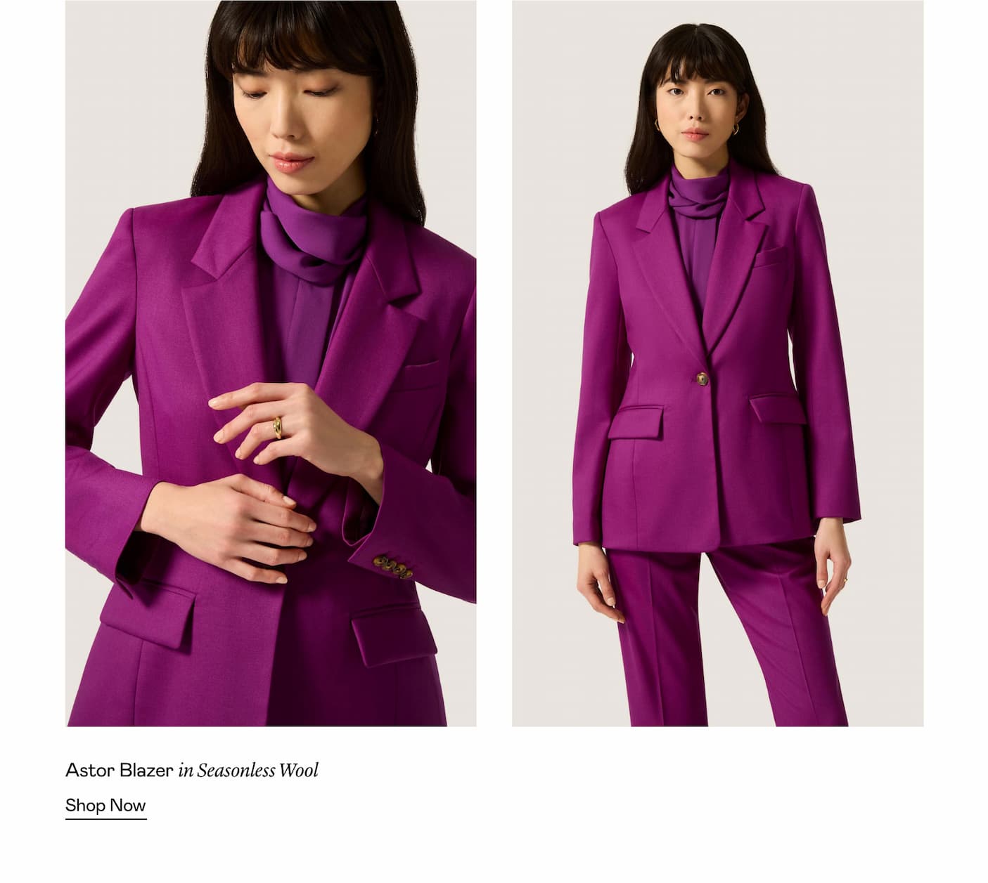 Astor Blazer in Seasonless Wool