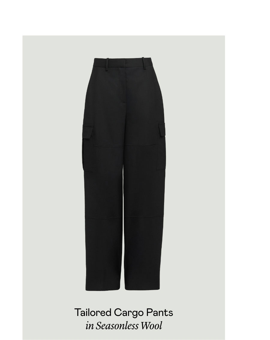Tailored Cargo Pants in Seasonless Wool