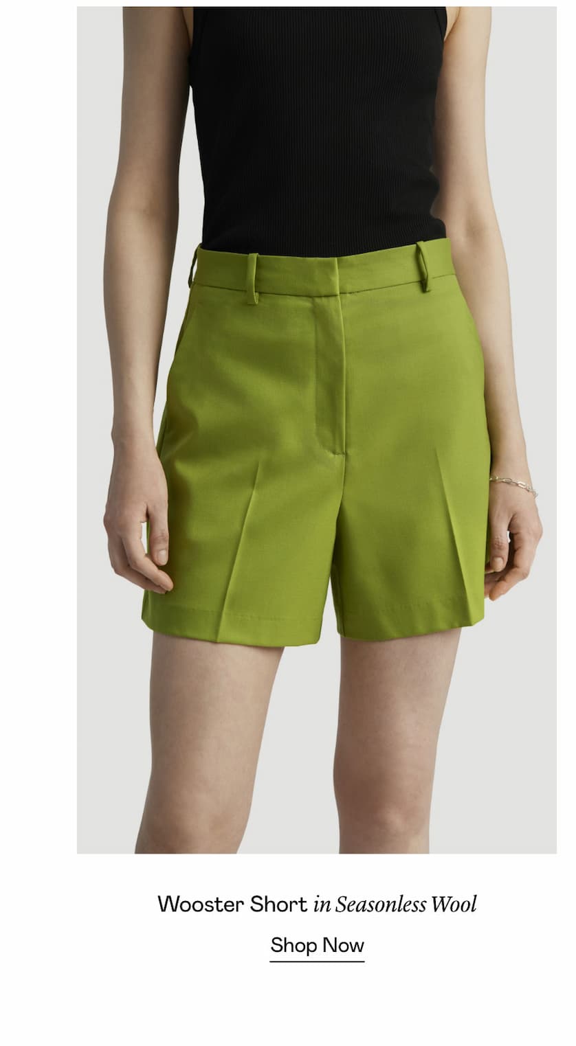 Wooster Short in Seasonless Wool