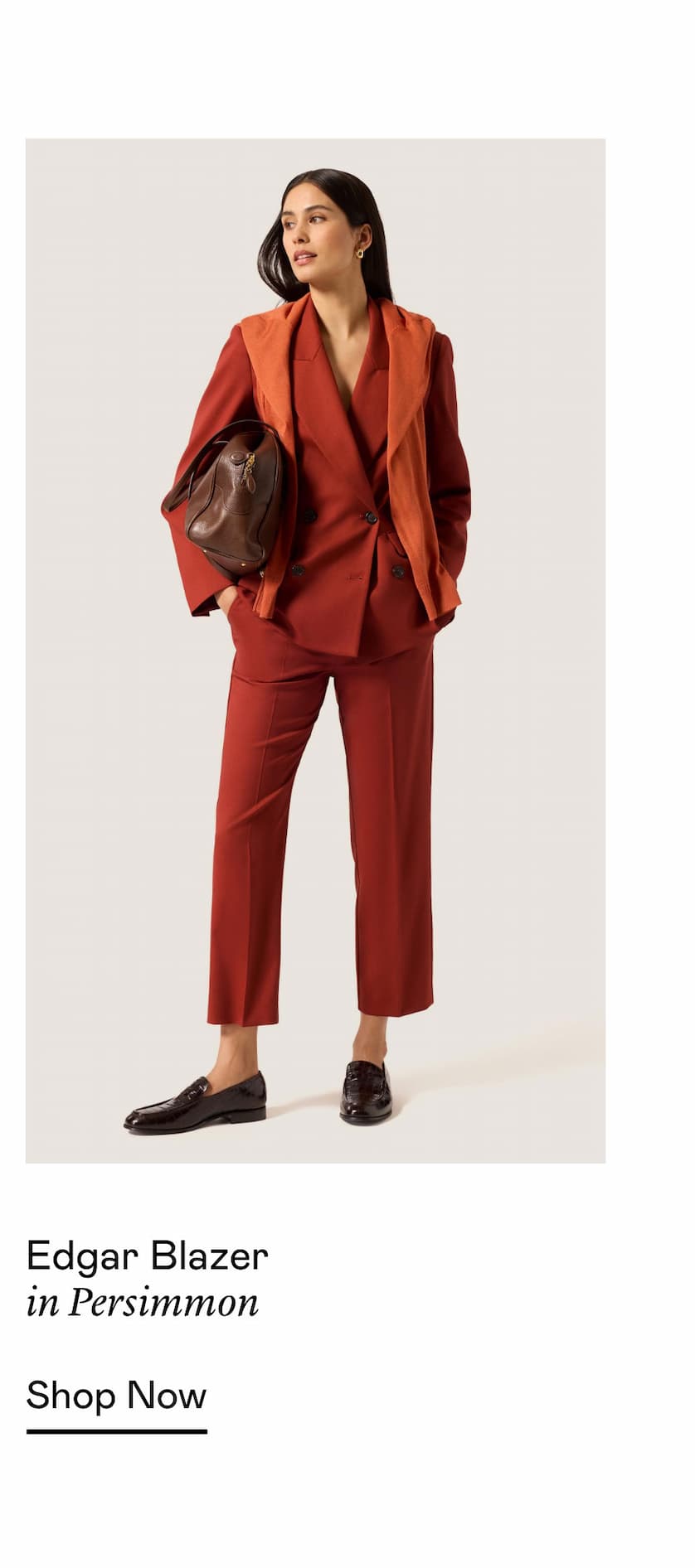 Edgar Blazer in Persimmon Edgar Blazer in Persimmon