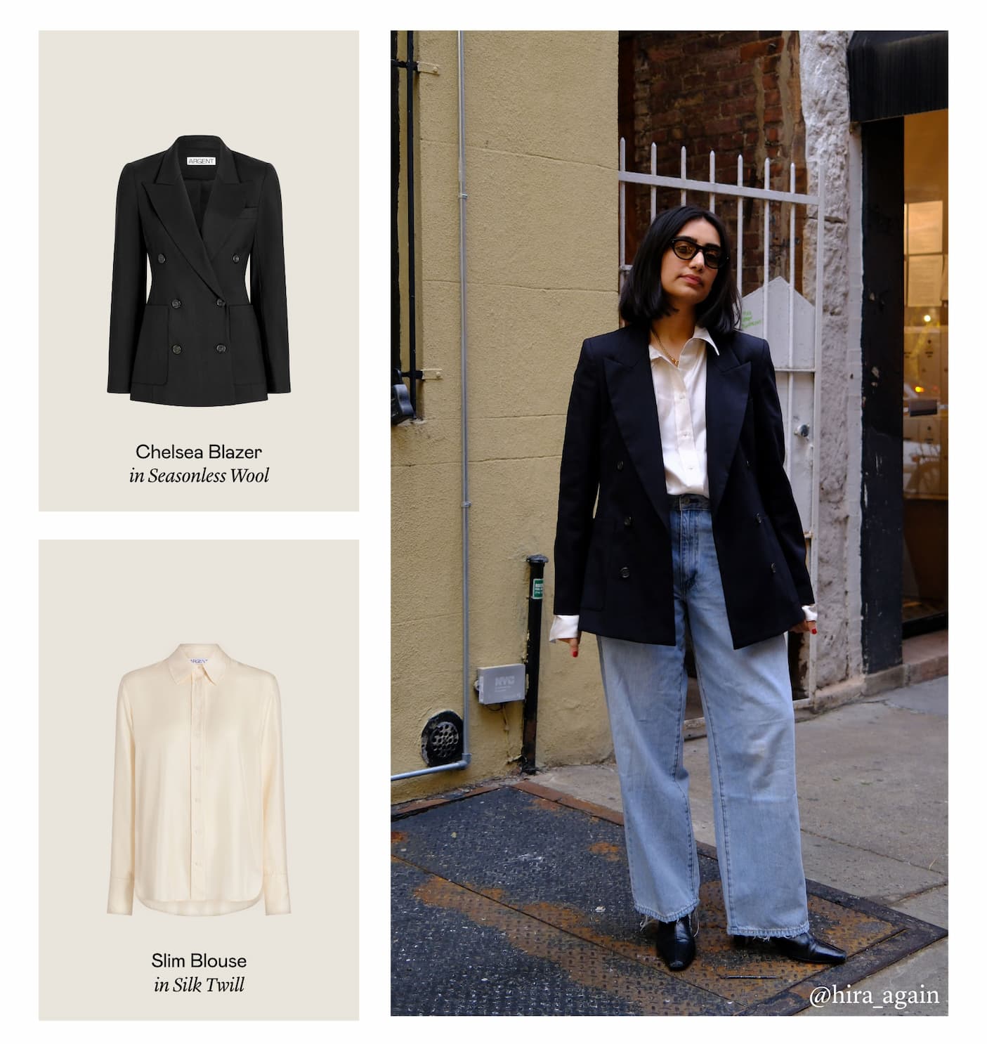 Chelsea + Slim Blouse