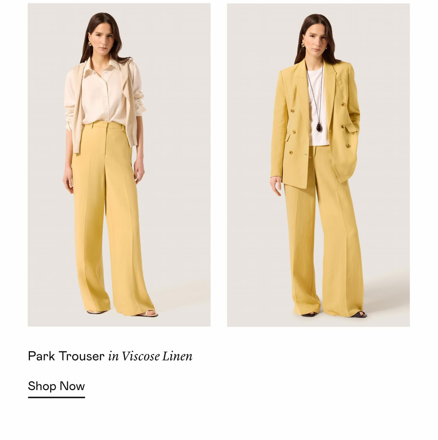 Park Trouser in Viscose Linen