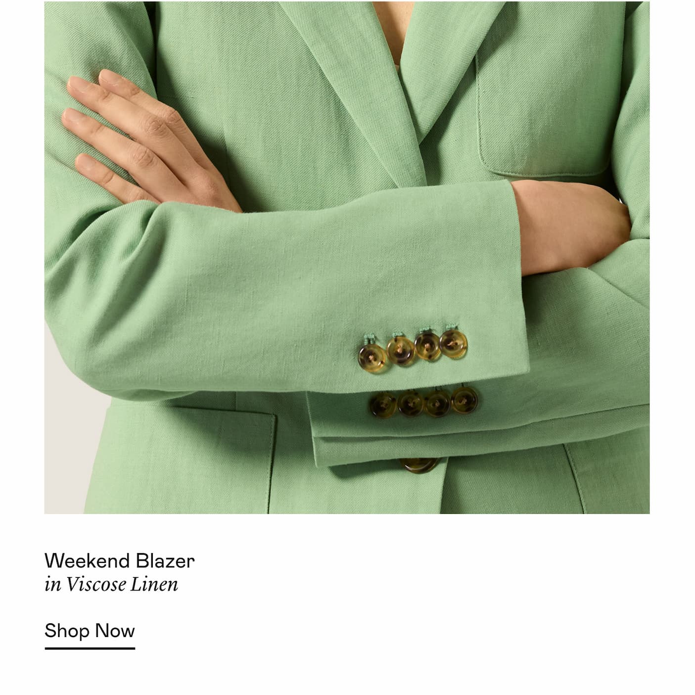 Weekend Blazer in Viscose Linen Weekend Blazer in Viscose Linen