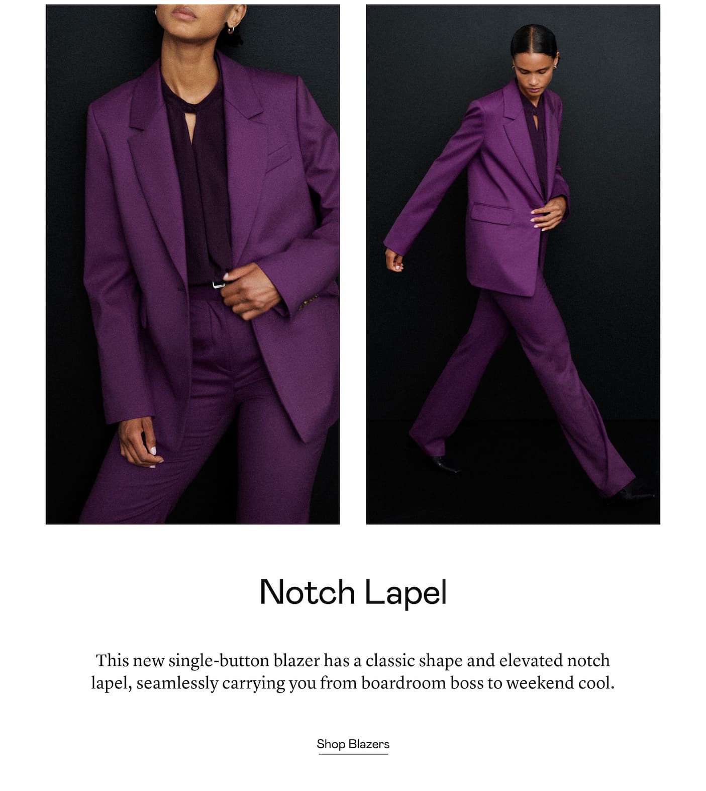 Notch Lapel  Notch Lapel