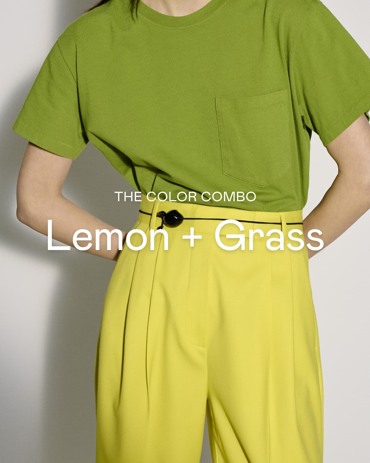 The Color Combo: Lemon + Grass