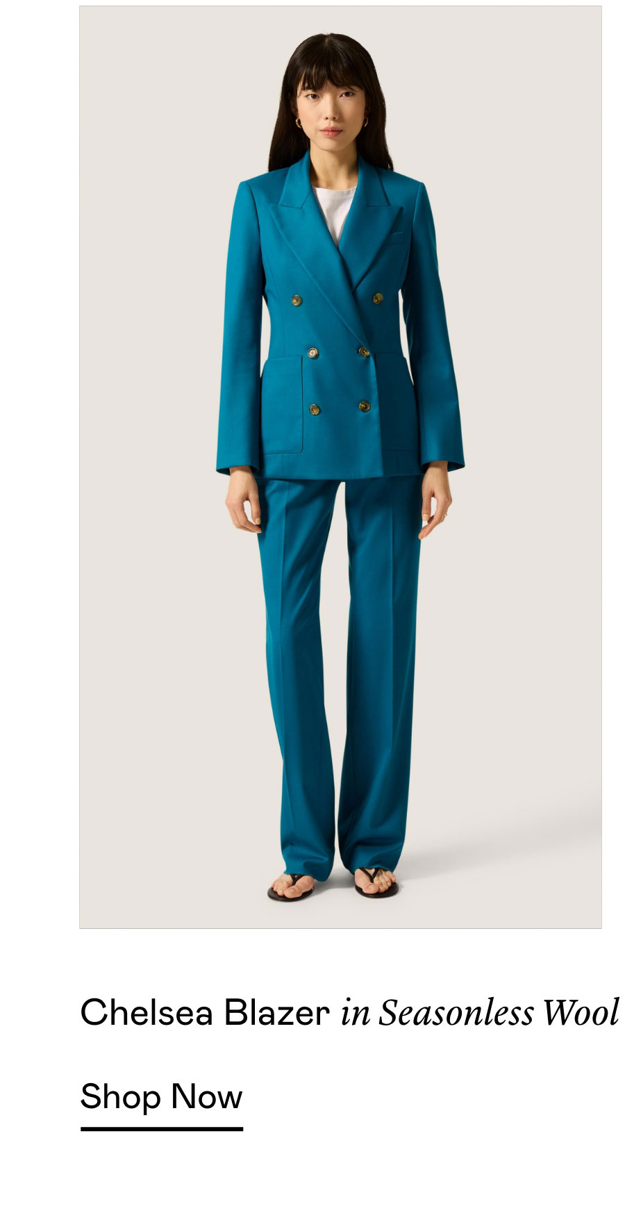 Chelsea Blazer in Seasonless Wool