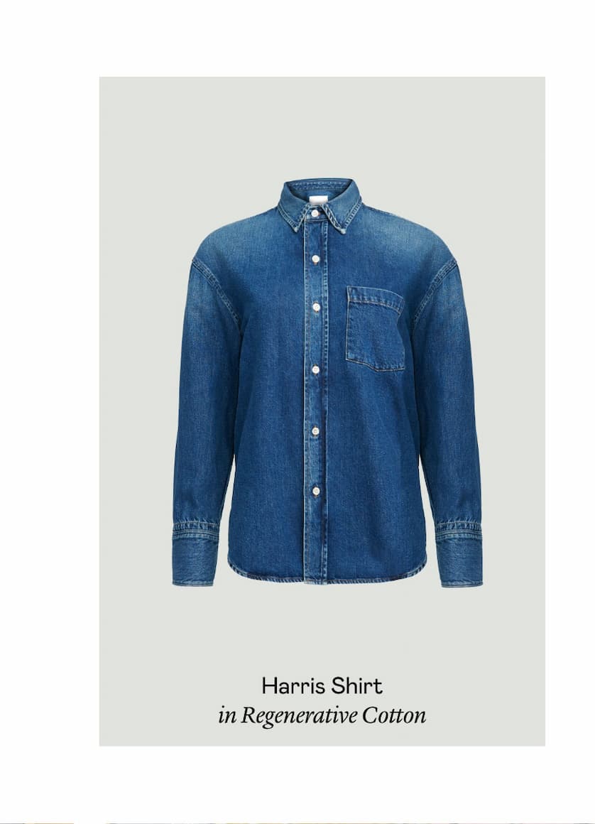 Harris Shirt in Regenerative Cotton
