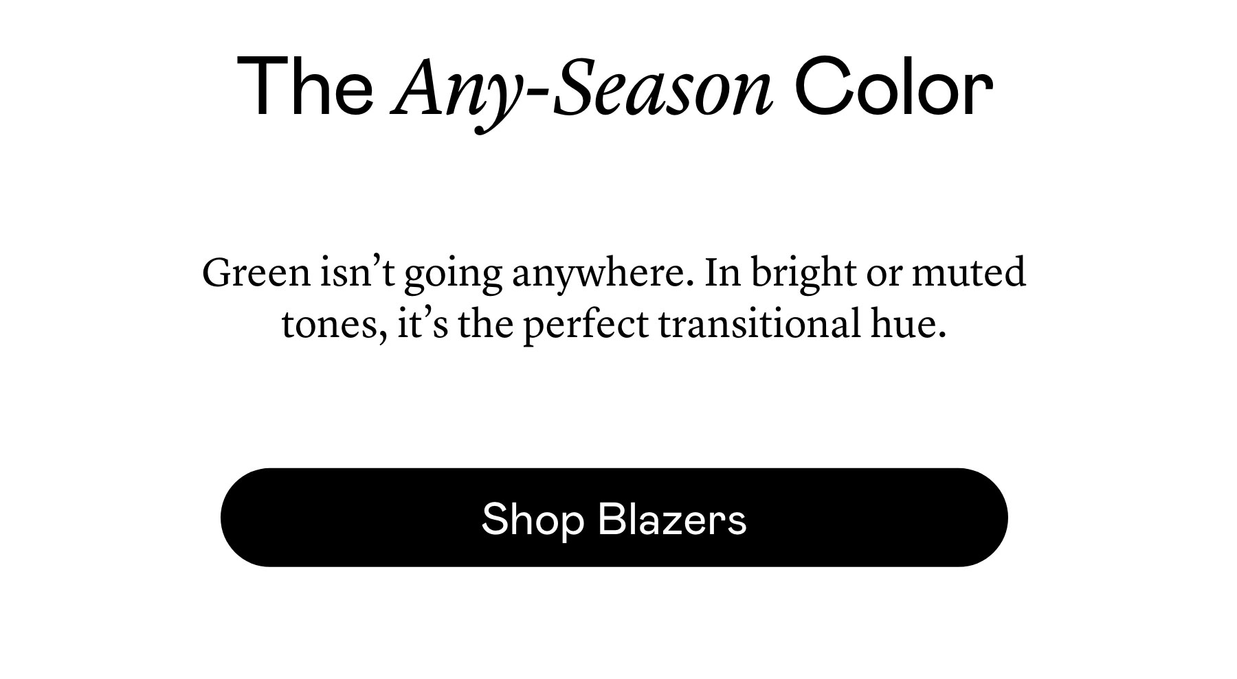 The Any-Season Color The Any-Season Color