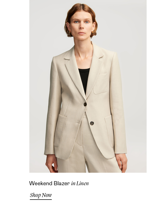 Weekend Blazer in Linen